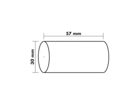 EXACOMPTA Bobine thermique pour caisse, 57 mm x 9 m