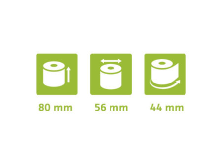 EXACOMPTA Bobine thermique pour caisse, 80 mm x 44 m