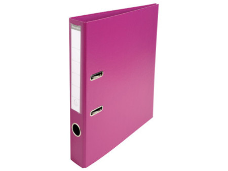 EXACOMPTA Classeur à levier PVC Premium, A4, 50 mm, fuchsia