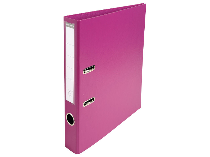 EXACOMPTA Classeur à levier PVC Premium, A4, 50 mm, fuchsia