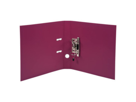 EXACOMPTA Classeur à levier PVC Premium, A4, 50 mm, fuchsia