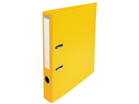 EXACOMPTA Classeur à levier PVC Premiu, A4, 50 mm, jaune