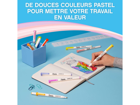 Sharpie Marqueur créatif S-NOTE DUO, carte blister de 16