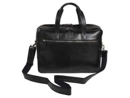 EXACOMPTA Sacoche pour ordinateur EXACTIVE, cuir, noir