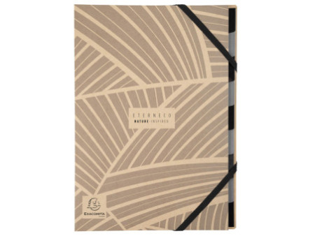EXACOMPTA Trieur Eterneco, carton, 9 compartiments, naturel