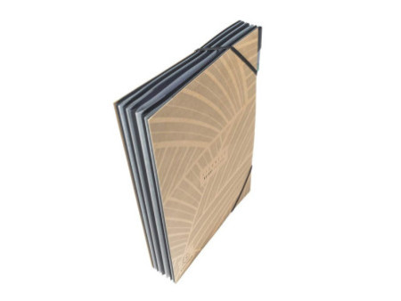 EXACOMPTA Trieur Eterneco, carton, 9 compartiments, naturel