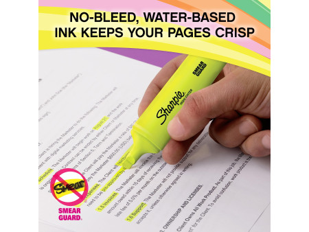 Sharpie Surligneur FLUO XL, blister de 4, assorti
