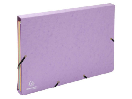 EXACOMPTA Pochette trieur Aquarel, 12 compartiments, assorti