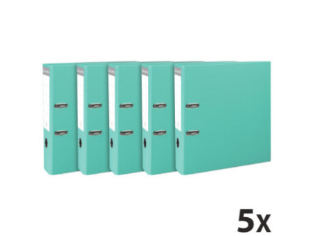 EXACOMPTA Classeur à levier Premium, A4, 80 mm, turquoise