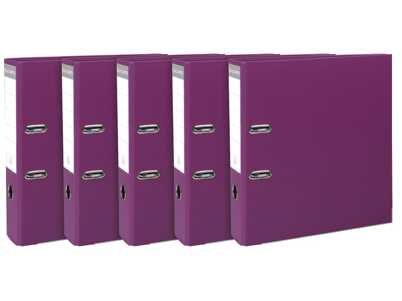 EXACOMPTA Classeur à levier Premium, A4, 80 mm, fuchsia
