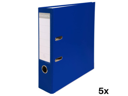 EXACOMPTA Classeur à levier Premium, A4, 80 mm, bleu foncé