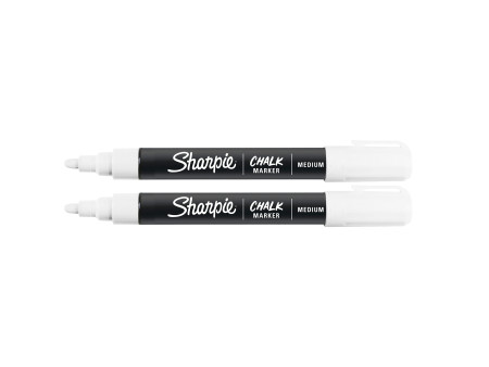 Sharpie Marqueur craie, blister de 2, blanc