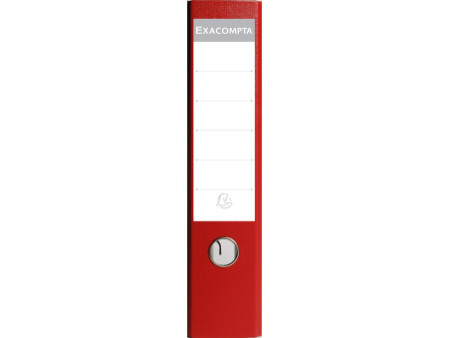 EXACOMPTA Classeur à levier Premium, A4, 80 mm, rouge