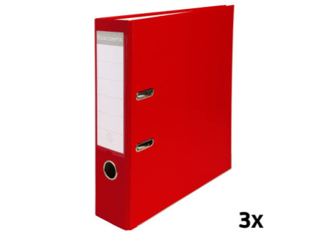 EXACOMPTA Classeur à levier Premium, A4, 80 mm, rouge