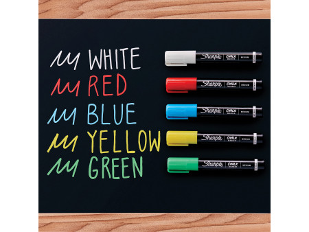 Sharpie Marqueur craie, blister de 2, blanc