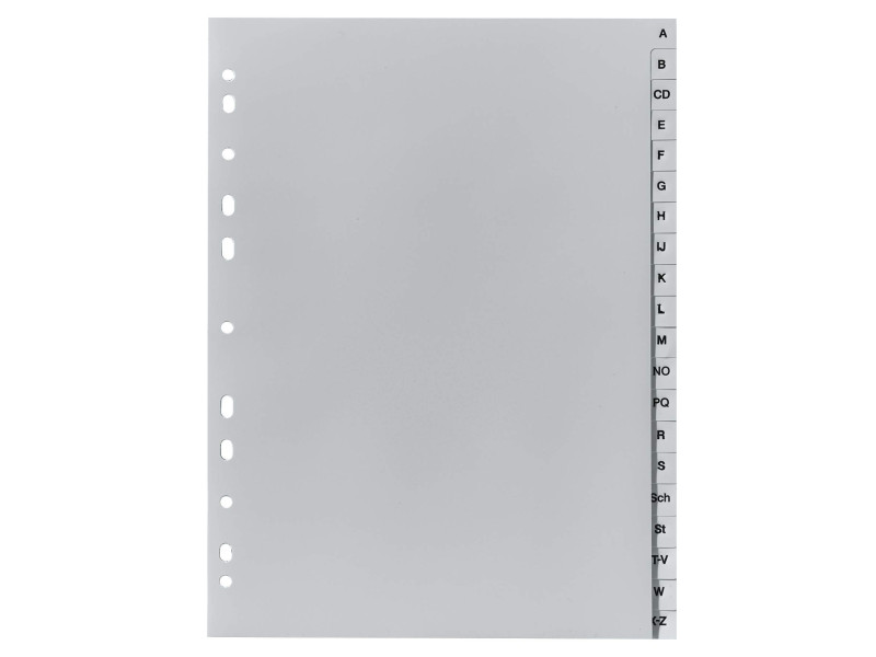 EXACOMPTA Intercalaire en plastique, A-Z, A4, 20 touches