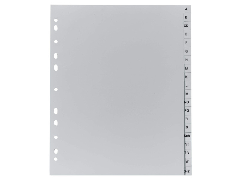 EXACOMPTA Intercalaire en plastique, A-Z, A4+, 20 touches