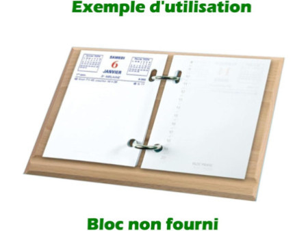 Exacompta Bloc de bureau Bloc-Pratic, 2026, date à droite
