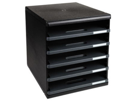 EXACOMPTA Module de classement MODULO A4, 5 tiroirs ouverts