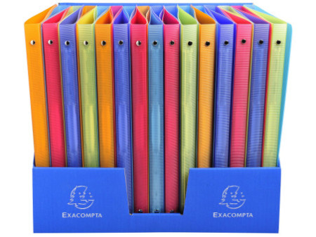EXACOMPTA Classeur Chromaline, 2 anneaux, A4, violet