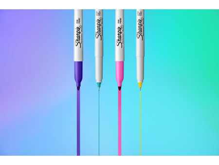 Sharpie Marqueur permanent FINE 'Glam Pop', blister de 5