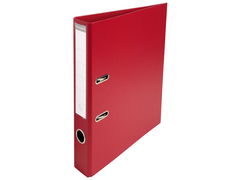 EXACOMPTA Classeur à levier PVC Premium, A4, 50 mm, bordeaux