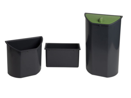EXACOMPTA Compartiment, semi-circulaire, anthracite