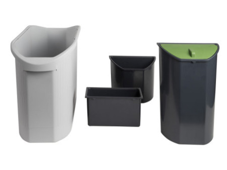 EXACOMPTA Compartiment, semi-circulaire, anthracite