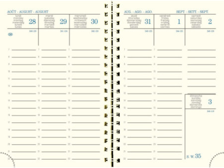 EXACOMPTA Agenda de poche SAD 13S, 2025/2026, 16 mois