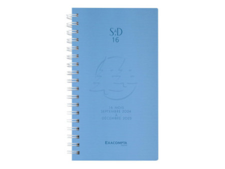 EXACOMPTA Agenda de poche SAD 16S, 2025/2026, 16 mois