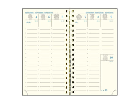 EXACOMPTA Agenda de poche SAD 16S, 2025/2026, 16 mois