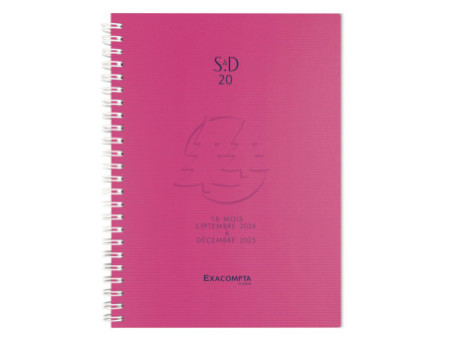 EXACOMPTA Agenda de bureau SAD 20S, 2025/2026, 16 mois