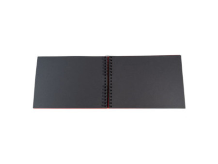 EXACOMPTA Album photos à spirales MILANO 320 x 220 mm, rouge