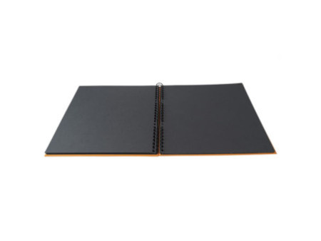EXACOMPTA Album photos à spirales MILANO 320 x 320 mm,orange