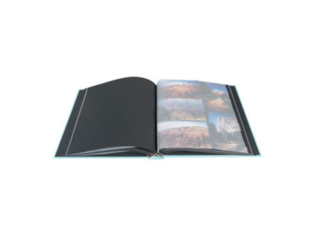 EXACOMPTA Album photos MILANO 290 x 320 mm, bleu turquoise