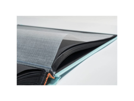 EXACOMPTA Album photos MILANO 290 x 320 mm, bleu turquoise