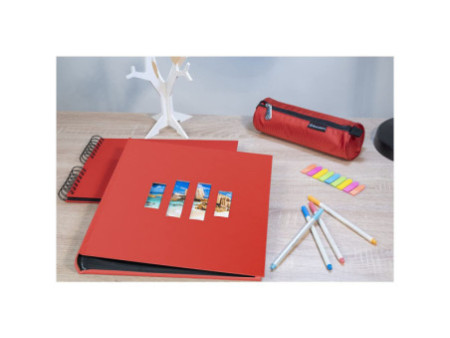 EXACOMPTA Album photos MILANO 290 x 320 mm, rouge