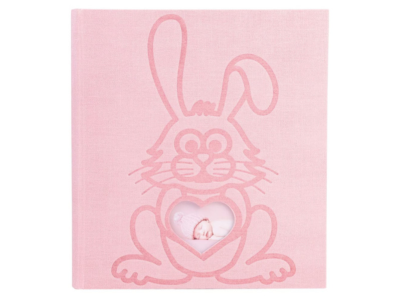 EXACOMPTA Album photos livre LAPIN TEDDY, 290 x 320 mm, rose