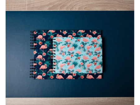 EXACOMPTA Album photos à spirales FLAMINGO, 230 x 160 mm