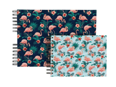 EXACOMPTA Album photos à spirales FLAMINGO, 230 x 160 mm