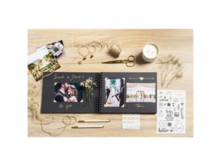 EXACOMPTA Kit de scrapbooking SCRAP ADDICT, noir