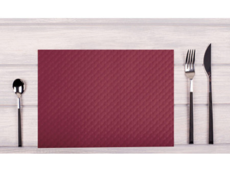 PROnappe Set de table jetable, 400 x 300 mm, bordeaux