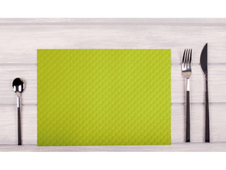 PROnappe Set de table jetable, 400 x 300 mm, vert kiwi