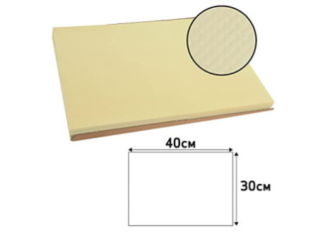 PROnappe Set de table jetable, 400 x 300 mm, ivoire