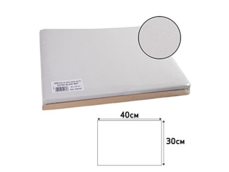 PROnappe Set de table jetable, 400 x 300 mm, blanc mat