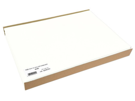 PROnappe Set de table jetable Spunbond, 400 x 300 mm, blanc