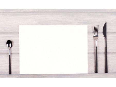 PROnappe Set de table jetable Spunbond, 400 x 300 mm, blanc