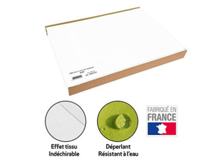 PROnappe Set de table jetable Spunbond, 400 x 300 mm, blanc