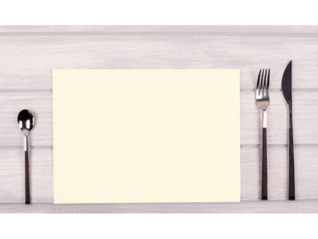 PROnappe Set de table jetable Spunbond, 400 x 300 mm, ivoire