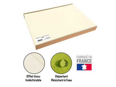 PROnappe Set de table jetable Spunbond, 400 x 300 mm, ivoire